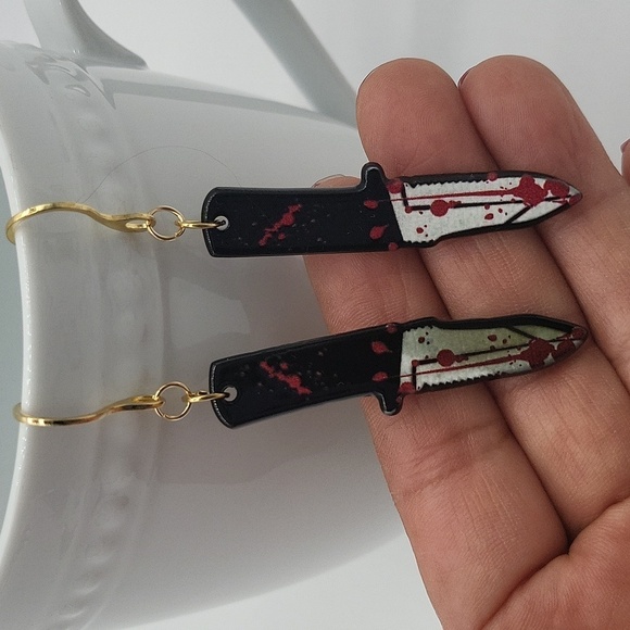 1930- Handmade Halloween Earrings NWT - Picture 3 of 6